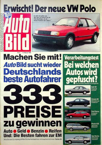 Deckblatt Auto Bild (06/1990)